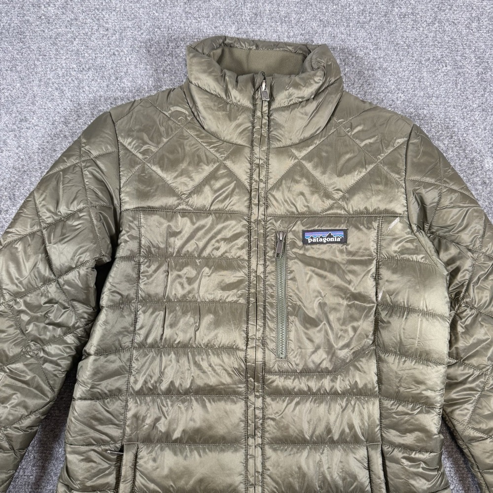 Patagonia Puffer Jacket‎ Womens XS Green Radalie Quilted Full Zip Outdoors 27690